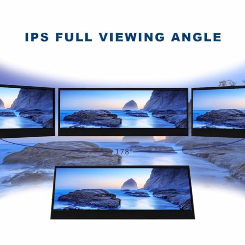 Image of VSDISPLAY 14'' 3840x1100 IPS LCD Touchscreen 4K Display with USB-C Input | Dual Speakers,for DIY Stretched Bar LCD /Laptop Second Monitor