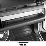 Passenger Storage Mat for 2020-2025 2026 Land Rover Defender 90 110 130 Dashboard Organizer Interior Organizer Tray Placement Silicone Decorative Tuning Supplies Accessories (2020-2025 Defender Black)
