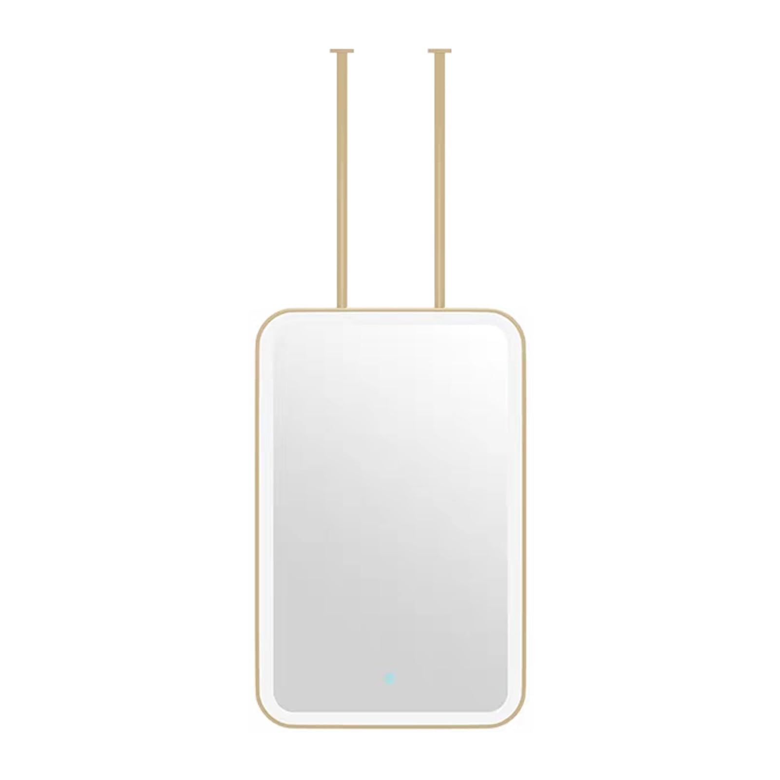 FGXHHS Ceiling Mounted LED Mirror｜Rectangle For Over Sink｜Modern Home Decor HD Mirrors Suspended Vanity for Living Room Entryway｜Easy Installation(40cmx60cm)
