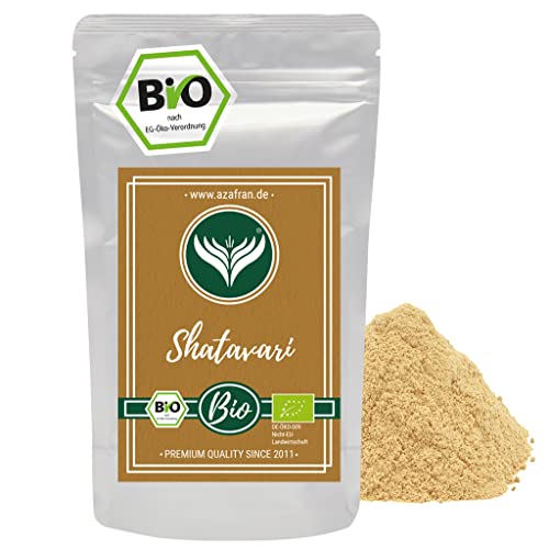 Azafran BIO Shatavari Pulver - Premium Shatavaripulver gemahlen 250g
