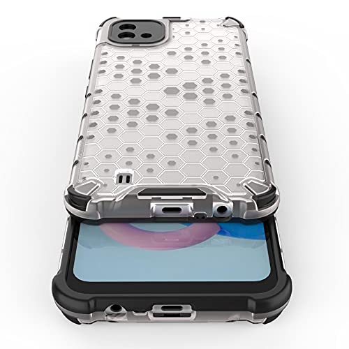 Image of Glasgow Back Case Cover Compatible with Realme Narzo 50i (Stylish Design) -Transparent