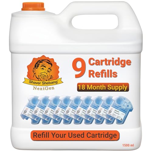 Shaver Shebang 9 Clean & Renew® cartridge refills — 18 months of clean shaving NextGen