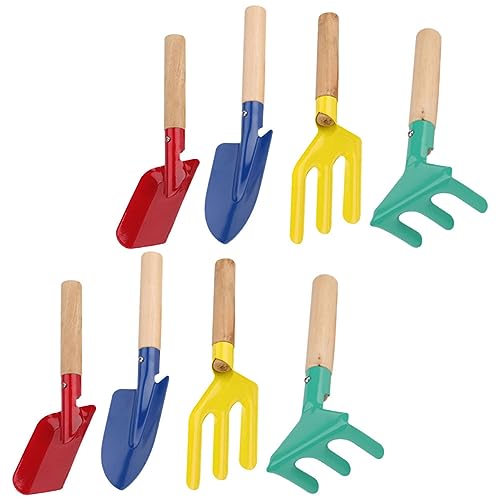 Garneck Truelle De Jardin Outil à Main De Jardin Pelle De Creusement De Transplantation Râteau Fourche pour Désherber Et Remuer