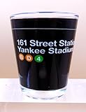 New York City Yankee Stadium Bronx Subway Stop Shot Glass 1.5oz MTA Officially Licensed NYC Yankees Baseball The House That Ruth Built