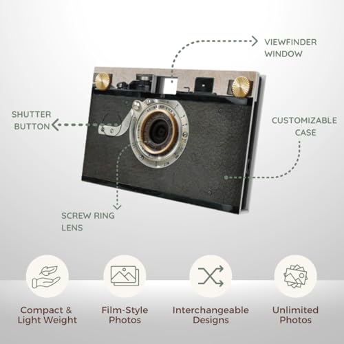 フィルムカメラ paper shoot Thinkk&Shoot Camera Set Camera Bundle - Thinkk&Shoot Camera Set - Vintage Patterned