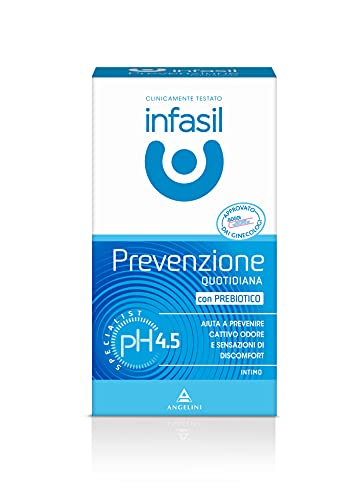 Infasil Nettoyant intime Prévention Quotidienne pH Specialist avec prébiotique, prévient les odeurs et les sensations de déconfort, 200 ml