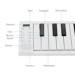 Gyj&mmm Christmas Carols Piano, Piano Portable Pliable, 88 Boutons Piano Portable avec Batterie USB Intégrée Et MIDI Via… - Les Beatles, Paul McCartney, John Lennon, RIngo Starr, George Harrison Gyj&mmm Christmas Carols Piano, Piano Portable Pliable, 88 Boutons Piano Portable avec Batterie USB Intégrée Et MIDI Via… – Image 7