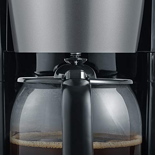 Severin KA 9543 - Cafetera Select, para filtros de café molido, 10 tazas, incluye jarra de cristal, negro - Imagen 5