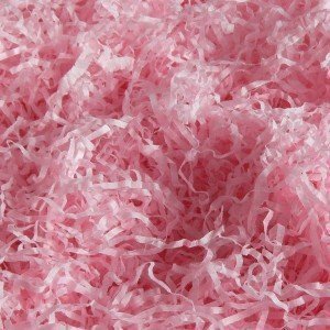 20 Grammes de ROSE PÂLE Luxury Panier Shred Emballage Cadeau - Extra Soft Shredded Tissue Paper