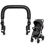 Alipis Universale Passeggino Paraurti Bar Corrimano Passeggino Maniglia Estensore Cuoio e Tubo di Ferro Baby Buggy Accessorio Adatto Oltre 98 Passeggini 15.4X13.6X2 Pollici