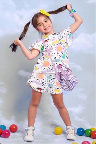 Image of PB Pearlbags Soft Crossbody Shoulder Or Hand Bag or Sling bag Water Resistant Anti Fall Stationery Storage Bag Handbag Clutch Bag Sweet Birthday Gift For 5-10 Years Children Students Girls