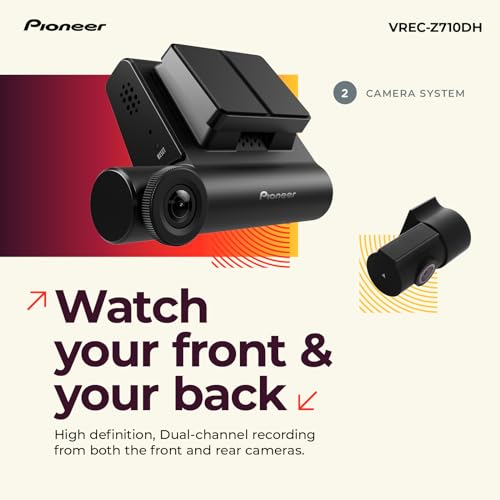 Pioneer VRECZ710DH HighDefinition Dash Cam, 4K Ultra