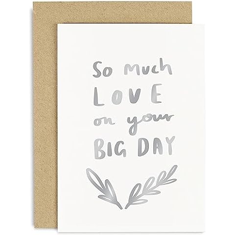 Old English Co. Stylish Wedding Day Card Cover