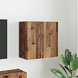 Design moderne et fonctionnalité : le design minimaliste rectangulaire à l'aspect bois vieilli s'intègre parfaitement dans les pièces modernes. En tant que support TV mural, il crée un aspect flottant et rend la pièce plus grande.