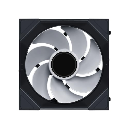 Image of Lian Li UNI Fan SL-Infinity Wireless 140-Single Pack (Reverse Blade)-2.4 GHz Wireless Signal Control-ARGB Fan- Double Infinity Mirror -Daisy-Chain Design- Without Controller - Black (14RSLIN1W1B)