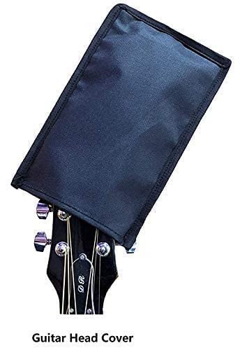 Image of Mexa Acoustic Guitar Bag Padded Compatible with 38; 39; 40; 41; Inches Guitar Like - Fender; Yamaha, Cort, Strydom, Ibanez, Havana, Kadence; Vault, Henrix, Juarez, Intern, Givson Other Brands. (Black)