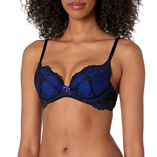 Gossard Damen Superboost Lace Short Slip, Blau (Schwarz/Electric Blue), 32