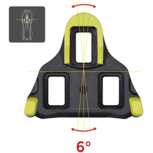 Dbxiiart Bike Cleats,2 Pairs 6 Degree Shimano Spd Sl Pedal Cycling Road Bike #TOP3