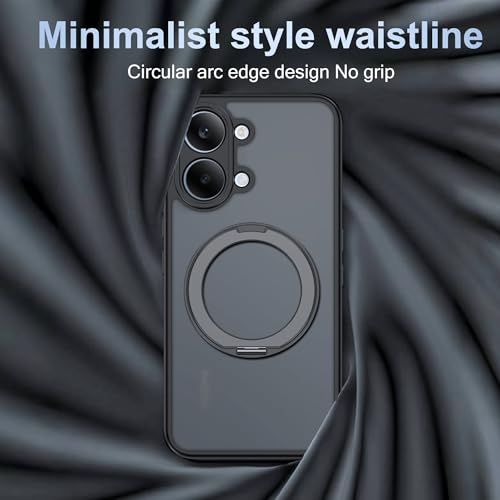 Coque Poco X8 Pro Max avec béquille rigide anti-choc noir - 3