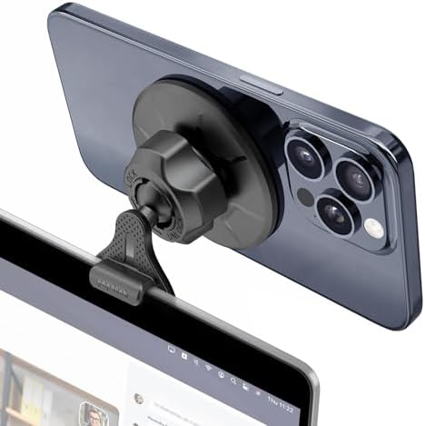 Supporto Continuity Camera Per IPhone 12-15 E Mac - Montaggio Su Monitor, Inclinazione Regolabile - Foto 4