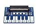 MakerFocus BBC Microbit Accesories Mini Piano Module for BBC Micro:bit Board, Touch Keys to Play Music, Micro:bit Edge Connector Directly Pluggable, with RGB LED, Buzzer to Play Music