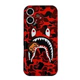 Beefkcase Hoolcase for iPhone 17 Soft Case 6.3 Inch for Shark Face/Shark Teeth Fans Girls Kids Boys, Cartoon Cute Fun Funny Shockproof TPU Protective Non-Slip 6.3-Inch Case for iPhone 17 (H-YU)