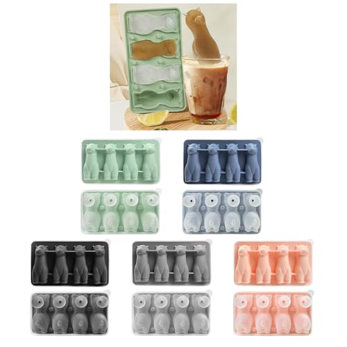 Molde de silicona para hielo con forma de alpaca miniatura 2