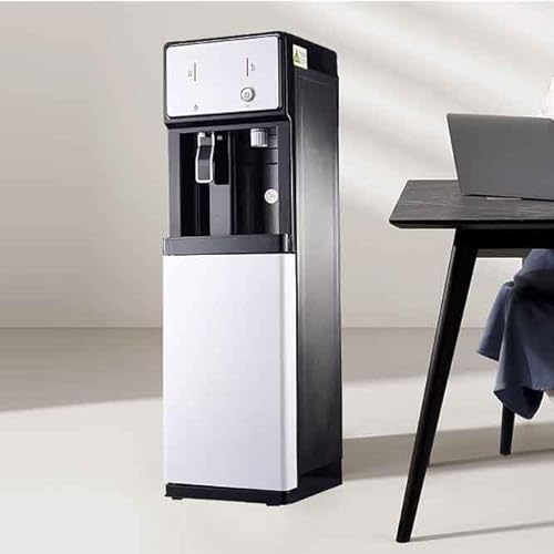 Distributore filtrato dell'unità alimentata dalla rete del refrigeratore d'acqua, erogatore del refrigeratore d'acqua con opzioni calde e fredde, filtro dell'acqua a 4 stadi e kit di installazione