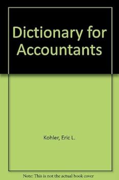 Hardcover A dictionary for accountants Book