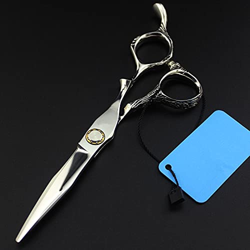 Forbici da Barbiere Forbici da Taglio per Capelli, 6 Pollici Giappone 9Cr13 Acciaio Cuscinetto Forbici per Capelli Trucco Taglio Barbiere Taglio Capelli sfoltire Forbici,Taglio-Q