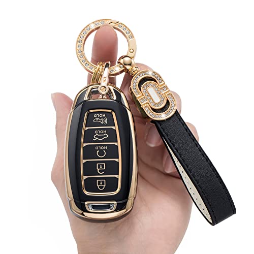 Coque de clé Hyundai TPU boîtier usé ou cassé Santa Fe Veloster Palisade