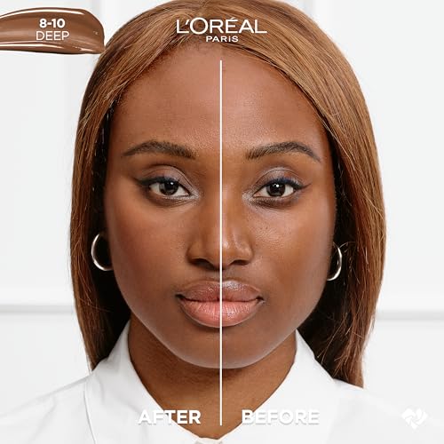 L'Oreal Paris True Match Nude Hyaluronic Tinted Serum Foundation with 1% Hyaluronic acid, Deep 8-10, 1 fl. oz. - image 2