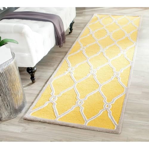Image of Hand Tufted Wool Carpets Anti Shedding Rug Modern Carpets for Living Room Size 8x10 Feet