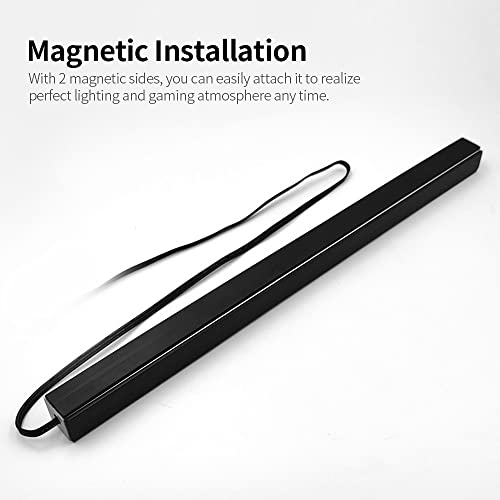 Image of ZORBES 5V 3PIN ARGB Magnetic RGB Light Strip for PC Case, 30cm Aluminum Alloy RGB Light Bar, Addressable Sync Lighting for Gaming Desktop Chassis