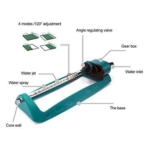 Buse d'arrosage automatique et outil d'irrigation oscillant de jardin - 2