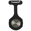 Digital Nurse Watch Fob For Women Men Multi Function, Infection Control Design, Silicone Nurses/Brooch/Tunic/Fob/Pocket/Carabiner Watch With Pin/Clip-On Nurse Doctor Paramedic Watch With Light Black #1