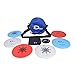Starter Disc Golf Set - Golf Discs Set - Includes Blue 1 x Starter Disc Golf Bag, 2 x Fairway Driver, 2 x Midrange Disc, 2 x Putt & Approach