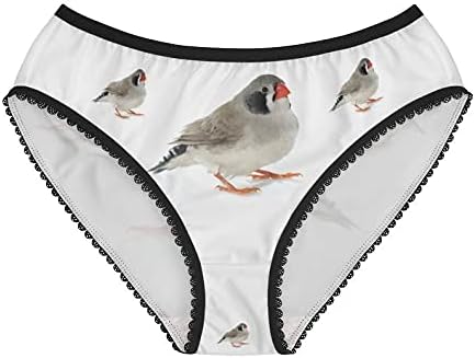 SpreadPassion Zebra Finch Panties, Zebra Finch Underwear, Briefs, Cotton Briefs, Funny Underwear, Panties For Women