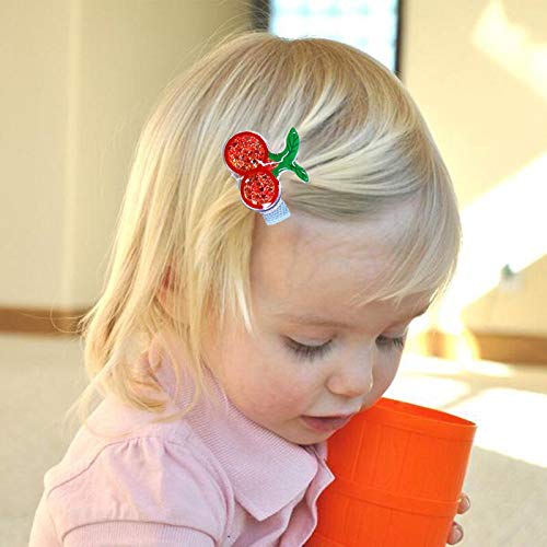 Willingtee 60 Pieces Baby Girls Hair Clips Cute Animal Fruit Flower Pattern Fully Ribbon Lined Hair Clips For Baby Girls Infants Toddlers Kids Teens #TOP5