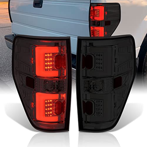 Ajp Distributors Led Tube Bar Tail Lights Driving Parking Signal Stop Brake Lamps Assembly Pair Set Left + Right Compatible/Replacement For F-150 F150 2009 2010 2011 2012 2013 2014 09 10 11 12 13 14 #TOP11