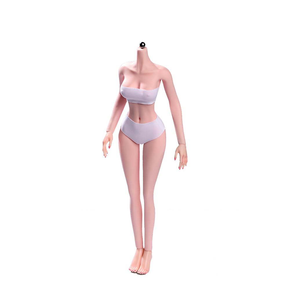 Poupée corps femme 1/6 grand buste réaliste en texture peau nue sans couture