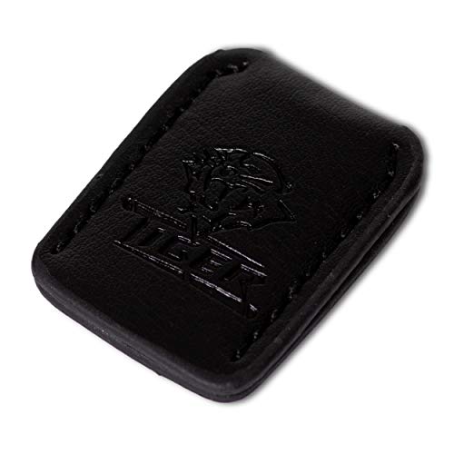 Tiger Leather Billiard Pool Cue Tip Cover Protector Black #TOP14