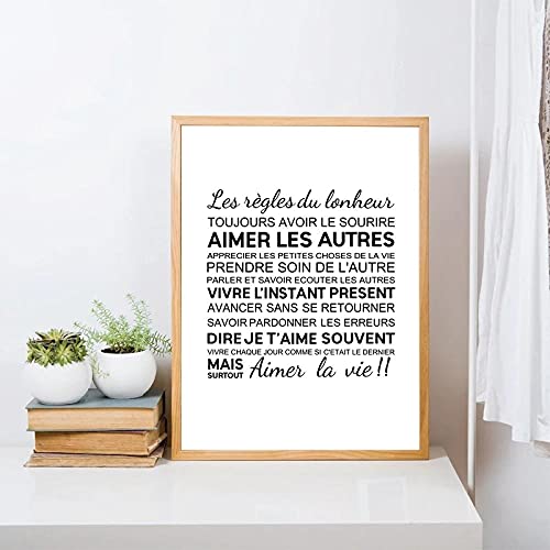 Tableau Decoration Murale Salon,Français Décor À La Maison Toile Art Impression Et Affiche Cover