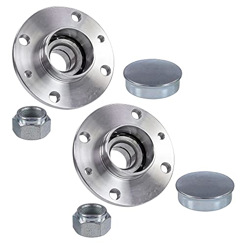 BESTPRICE 2x Radnabe hinten Radlager Radlagersatz mit ABS-Sensor, Kompatibel mit