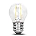6 Pack DC 12V Retro Industrial Cool White 6000k 2 Watt LED Edison Filament G45 Light Bulb E26 E27 Medium Base Lamp Low Voltage String Pendant Outdoor Landscaping Post Rail Porch Lighting