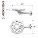 gas one 50270 Gas One Banjo High Pressure 10 in Heavy Duty Burner Head with Brass Fitting Orifice up to 200,000 BTU