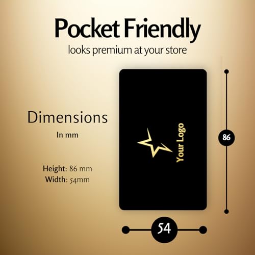 Image of Customised NFC Business Card - Black PVC Card with Gold Foil Name | Tap to Share Contact Instantly | Glossy | Digital Visiting Card with QR Code for Smart Networking