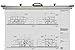 Hang-A-Plan, 36 Inches General Hanging Clamp, Silver, Holds up to 150 Plans, Single Clamp