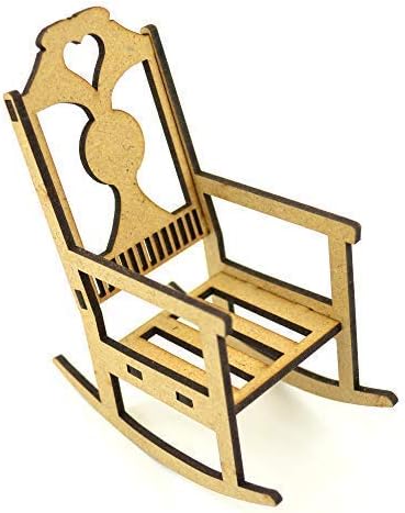 Wooden Elf on the Shelf ROCKING CHAIR, accessory, Christmas, MDF, Lasercut, flat pack