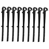 Esthétique polyvalente : les clips sont disponibles dans une couleur noire élégante et , ce qui les rend adaptés à différents styles de gouttières et améliore l'apparence générale, attaches de gouttière, clips de protection en maille